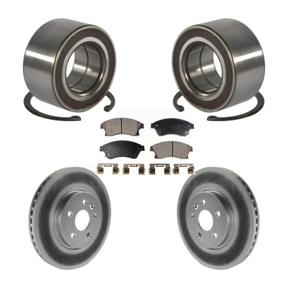 Kit de plaquettes de Rotor de frein revêtues de roulement de roue avant, pour Chevrolet Sonic R 2013 – 2014