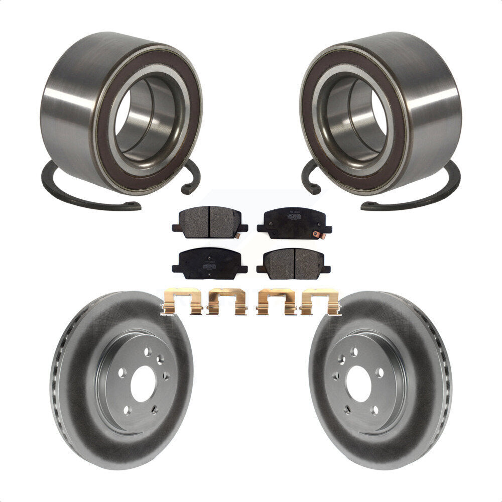 Kit de Rotor et de plaquettes de frein revêtus de roulement de roue avant, pour Buick Encore Chevrolet Tra