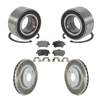 Kit de plaquettes de Rotor de frein enduites de roulement de roue avant, pour Mercedes-Benz C280 C240 C32