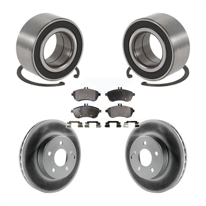 Kit de Rotor et de plaquettes de frein à disque revêtu de roulement de roue avant, pour Mercedes-Benz C250 AW