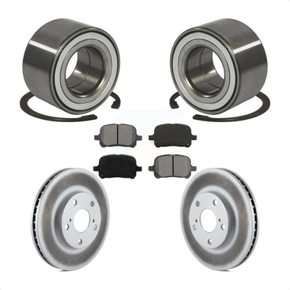 Kit de Rotor et plaquettes de frein revêtus de roulement de roue avant, pour Toyota Camry Solara Avalo