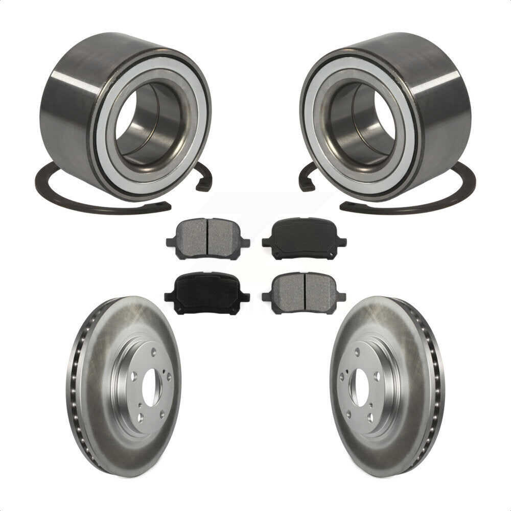 Kit de rotor et plaquettes de frein à disque revêtus de roulement de roue avant pour Lexus RX30 1999 – 2001