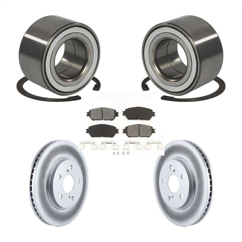Kit de Rotor et plaquettes de frein à disque revêtus de roulement de roue avant, pour Lexus ES30 2002 – 2003