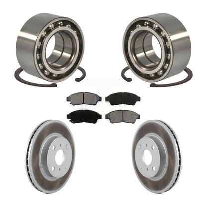Kit de plaquettes de Rotor de frein à disque enduit de roulement de roue avant, pour Toyota Corolla Geo Priz