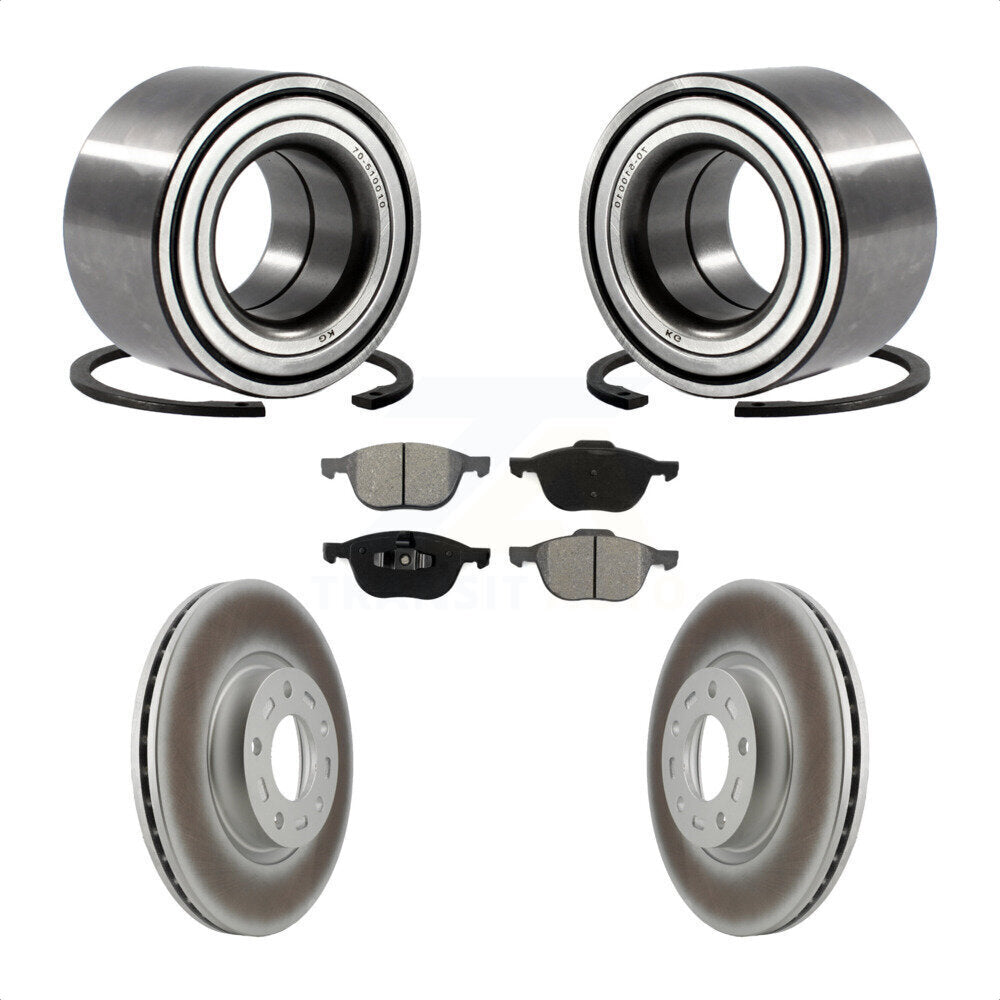 Kit de plaquettes de Rotor de frein, roulement de roue avant, pour Mazda 3 2005, 2,3 l, sans AB