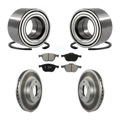 Kit de rotors et plaquettes de frein à disque enduits de roulement de roue avant pour Mazda 3 KBB-10156