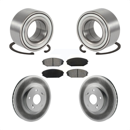 Kit de rotor et plaquettes de frein à disque revêtus de roulement de roue avant pour Acura MD 2001 – 2002