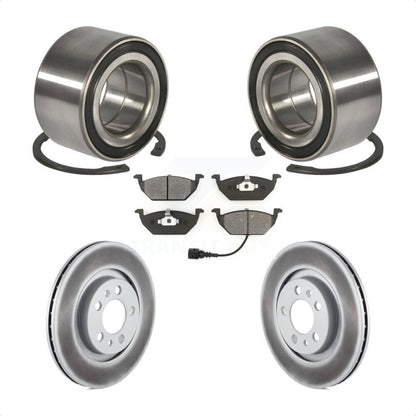 Kit de plaquettes de Rotor de frein enduites de roulement de roue avant, pour Volkswagen Jetta Beetle Gol