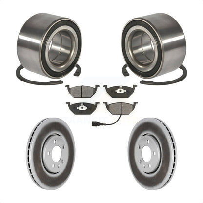 Kit de plaquettes de Rotor de frein, manteau de roulement de roue avant pour Volkswagen Golf 2000 2001 2.0