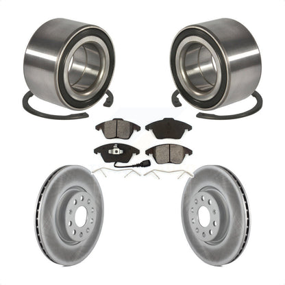 Kit de Rotor et de plaquettes de frein à disque revêtu de roulement de roue avant, pour Volkswagen Jetta GT