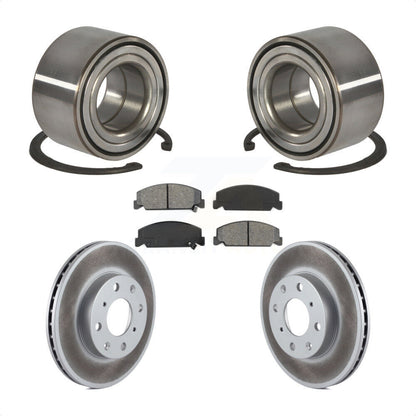 Kit de Rotor et plaquettes de frein à disque enduit de roulement de roue avant pour Honda Civic del So