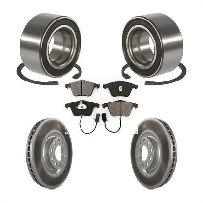 Kit de Rotor et de plaquettes de frein à disque enduit de roulement de roue avant pour Audi Allroad Quattr