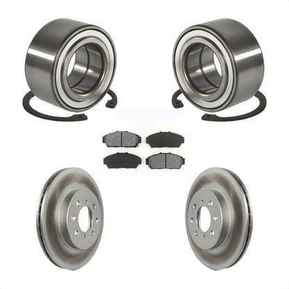 Kit de Rotor et de plaquettes de frein enduits de roulement de roue avant, pour Acura Integra Honda Civi