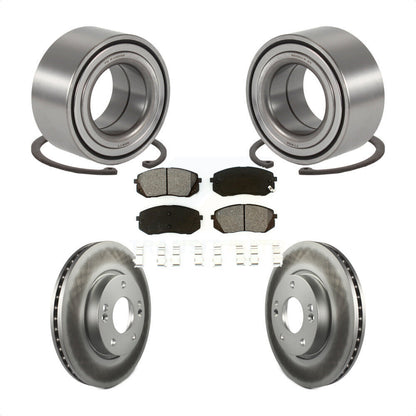Kit de Rotor et plaquettes de frein à disque revêtus de roulement de roue avant, pour Kia Rond 2010 – 2012