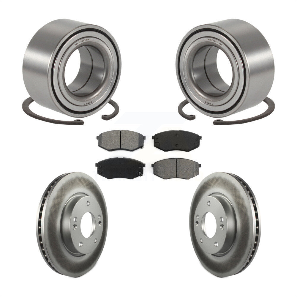 Kit de plaquettes de Rotor de frein, manteau de roulement de roue avant, pour Hyundai Tucson Kia Sportage FW