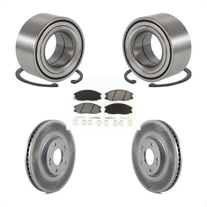 Kit de rotors et plaquettes de frein à disque enduits de roulement de roue avant pour Hyundai XG350