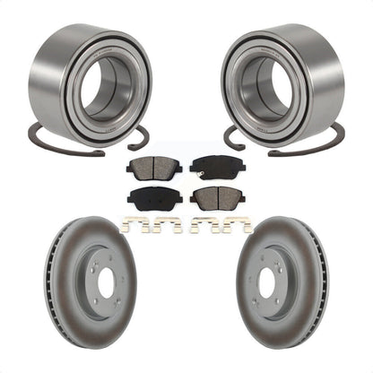 Kit de Rotor et de plaquettes de frein enduits de roulement de roue avant, pour Hyundai Sonata Kia Optim