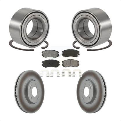 Kit de plaquettes de Rotor de frein enduit de roulement de roue avant, pour Hyundai Sonata 2006 2010 3.3