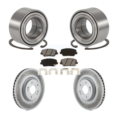Kit de plaquettes de Rotor de frein à disque enduit de roulement de roue avant pour Hyundai Azer 2012 – 2017