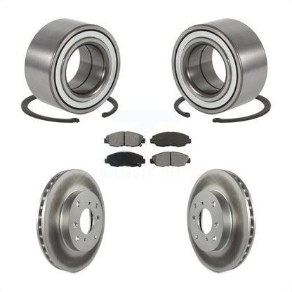 Kit de plaquettes de Rotor de frein enduites de roulement de roue avant, pour Honda Accord coupé avec 2.3