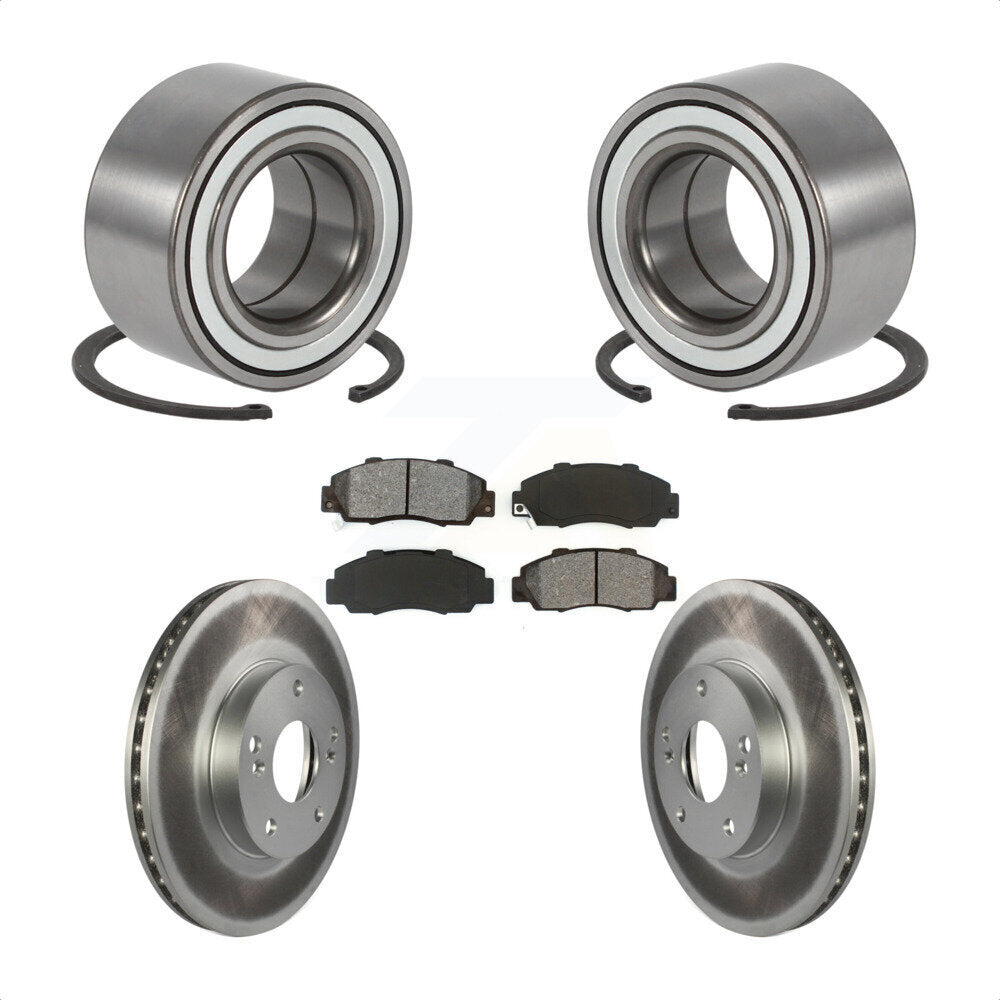 Kit de rotor et de plaquettes de frein avec roulement de roue avant, pour Honda Accord 3.0 1998 – 2002
