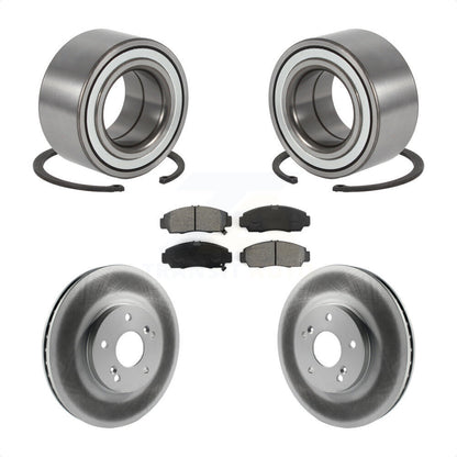 Kit de rotors et plaquettes de frein à disque enduits de roulement de roue avant pour Acura TL CL