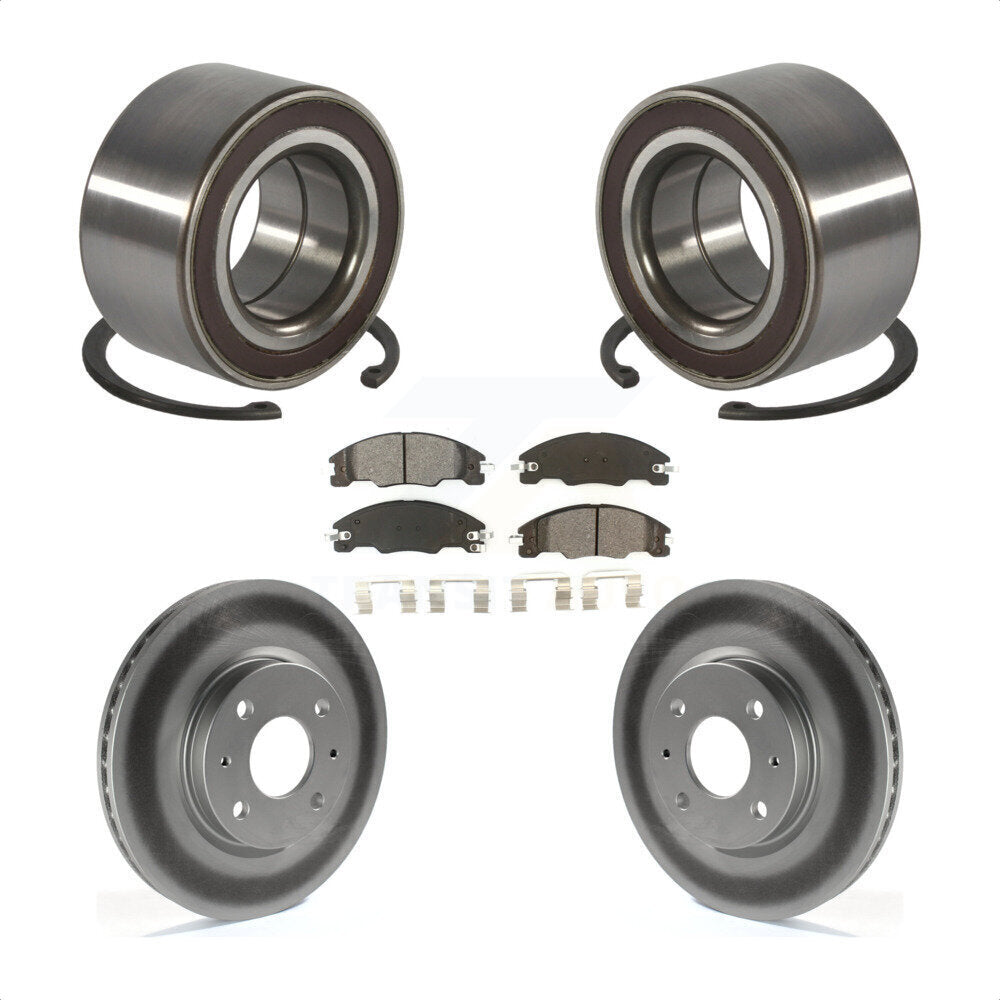 Kit de Rotor et de plaquettes de frein à disque enduit de roulement de roue avant pour Ford Focu 2008 – 2011