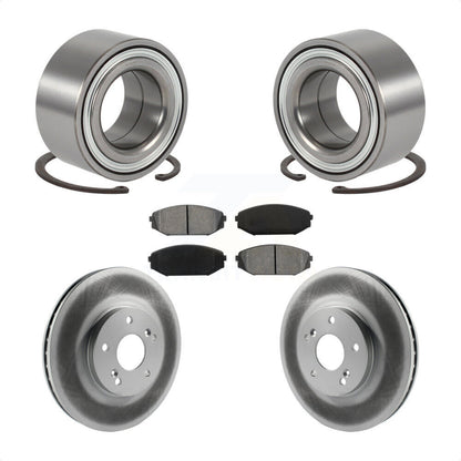 Kit de plaquettes de Rotor de frein à disque enduit de roulement de roue avant pour Honda Odysse 1999 – 2004