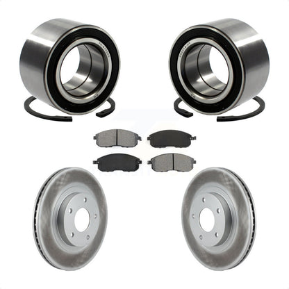 Kit de plaquettes de Rotor de frein enduit de roulement de roue avant, pour Nissan Altima Maxima INFINIT