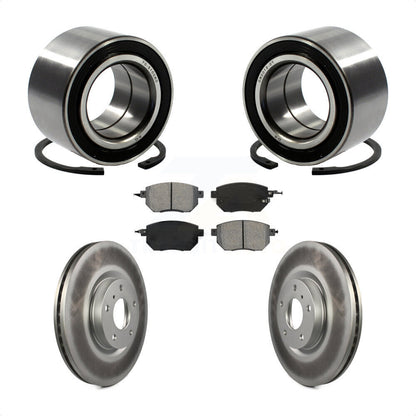 Kit de Rotor et de plaquettes de frein à disque enduit de roulement de roue avant pour Nissan Altima Maxim
