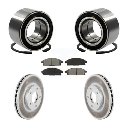 Kit de plaquettes de Rotor de frein à disque revêtu de roulement de roue avant, pour Nissan x-trai 2005 – 2006