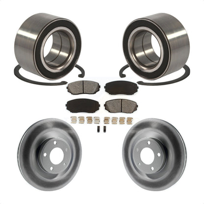 Kit de Rotor et plaquettes de frein à disque revêtus de roulement de roue avant, pour Ford Edge Lincoln MK