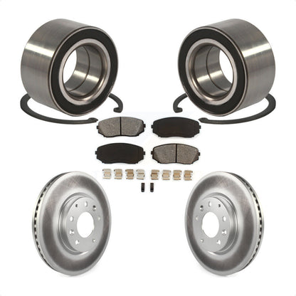 Kit de plaquettes de Rotor de frein enduites de roulement de roue avant, pour Mazda CX-7 Ford Edge Lincol
