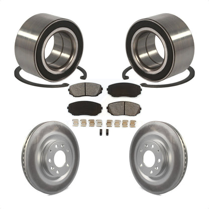 Kit de Rotor et de plaquettes de frein à disque enduit de roulement de roue avant pour Mazda CX-2007 – 2015