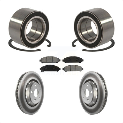 Kit de rotor et de plaquettes de frein à disque revêtus de roulement de roue avant, pour Toyota Venz 2009 – 2016
