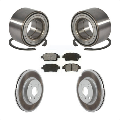 Kit de rotor et de plaquettes de frein à disque revêtus de roulement de roue avant, pour Toyota Priu 2001 – 2003