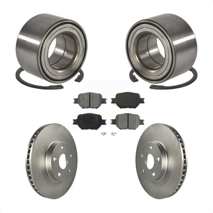 Kit de Rotor et de plaquettes de frein à disque revêtu de roulement de roue avant, pour Toyota Celica Scion t