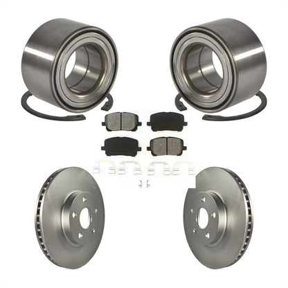Kit de plaquettes de Rotor de frein enduit de roulement de roue avant, pour Toyota Corolla Matrix Pontia