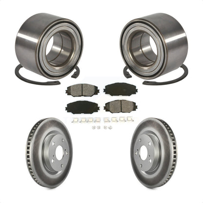 Kit de rotor et de plaquettes de frein avec roulement de roue avant, pour Toyota Corolla i 2017 – 2018