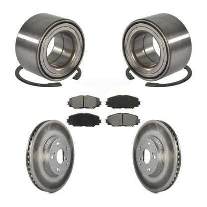 Kit de plaquettes de Rotor de frein enduit de roulement de roue avant, pour Toyota Corolla Matrix Pontia