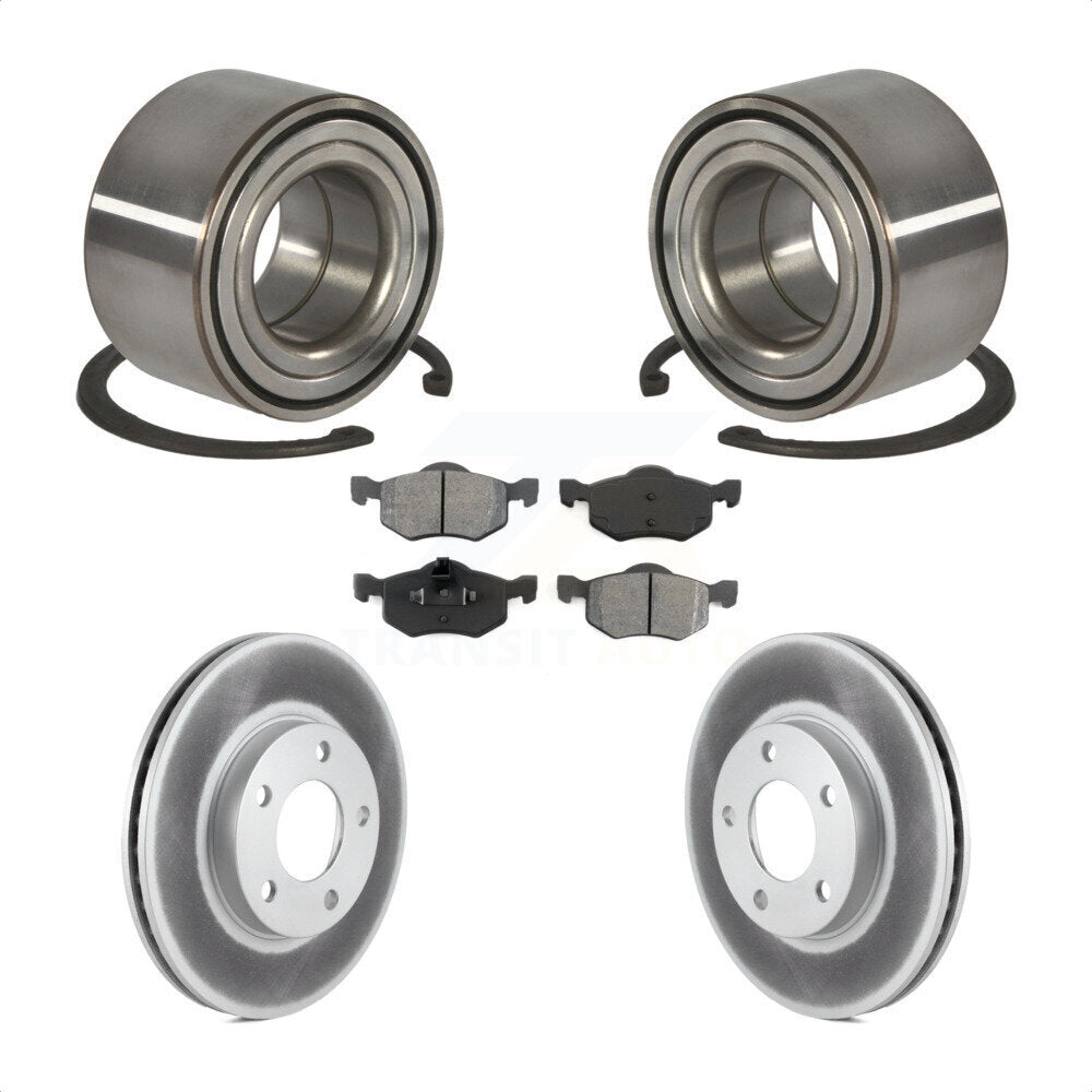 Kit de Rotor et de plaquettes de frein enduits de roulement de roue avant, pour Ford Escape Mazda Tribut