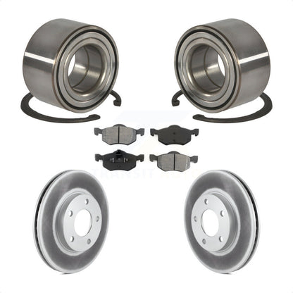 Kit de Rotor et de plaquettes de frein enduits de roulement de roue avant, pour Ford Escape Mazda Tribut