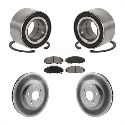Kit de Rotor et de plaquettes de frein enduits de roulement de roue avant, pour Honda Accord Acura TSX T