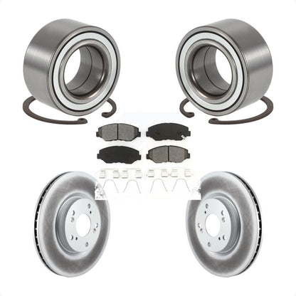 Kit de Rotor et de plaquettes de frein à disque revêtu de roulement de roue avant, pour Honda CR-2005 – 2006