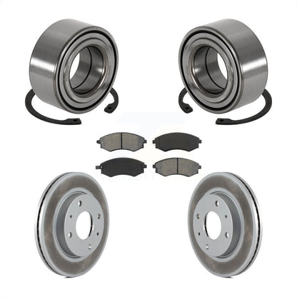 Kit de Rotor et de plaquettes de frein enduits de roulement de roue avant, pour Hyundai Sonata Kia Optim