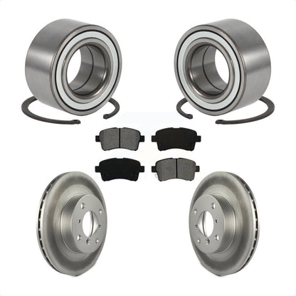 Kit de rotor et de plaquettes de frein à disque revêtus de roulement de roue avant pour Suzuki Aeri 2002 – 2005