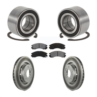 Kit de plaquettes de Rotor de frein, manteau de roulement de roue avant pour Mitsubishi Outlande 2005 – 2006