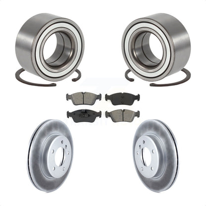 Kit de plaquettes de Rotor de frein à disque revêtu de roulement de roue avant, pour BMW 325i 325x 2001 – 2005