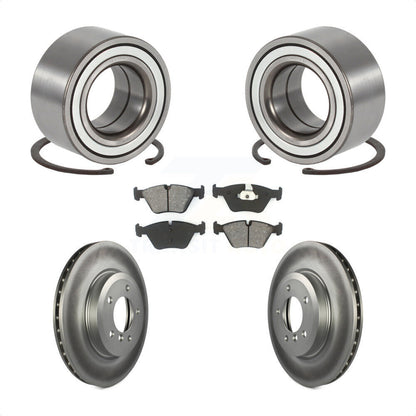 Kit de plaquettes de Rotor de frein à disque revêtu de roulement de roue avant, pour BMW 330i 330x 2001 – 2005