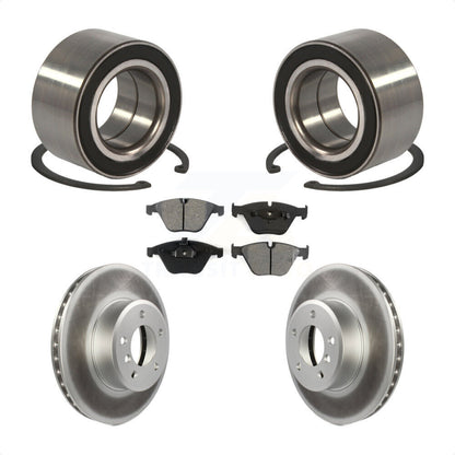 Kit de Rotor et plaquettes de frein revêtus de roulement de roue avant, pour BMW 530xi 528i xDrive 535